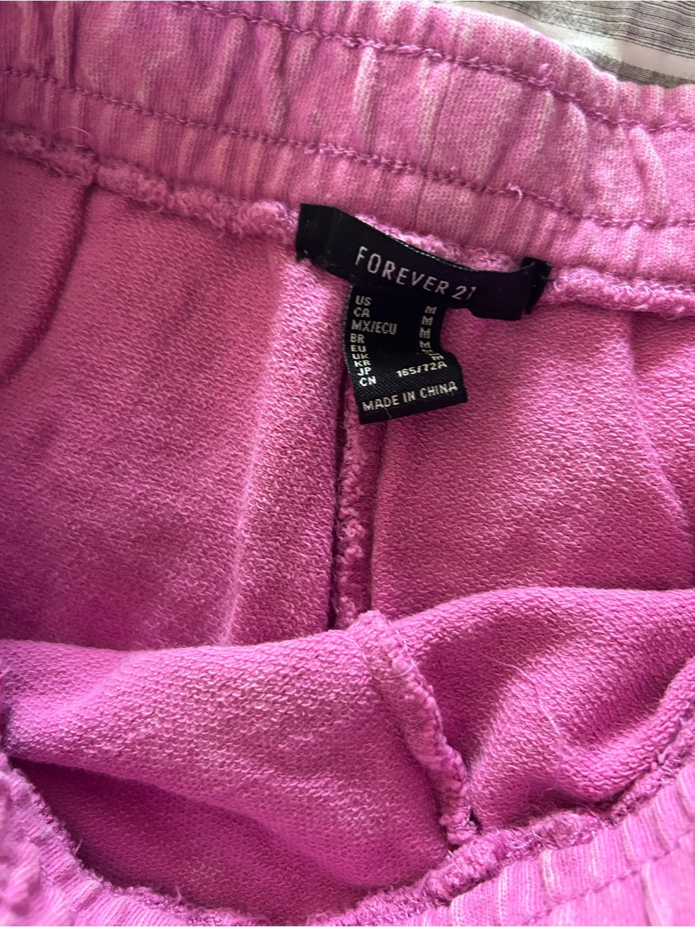 Pink Knit Drawstring Lounge Shorts - Picture 4 of 4